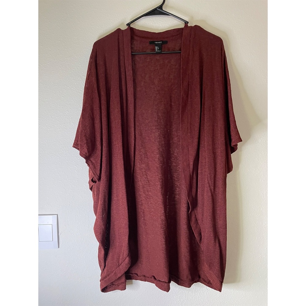 SOLD! Forever 21 Rust Red Cardigan